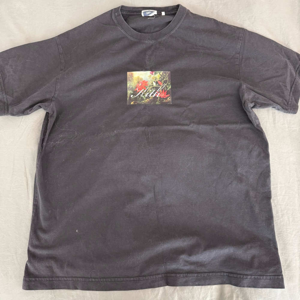 Kith Black Graphic T-Shirt size L